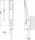 Mexen Mexen Fabia R72 zestaw wannowy, czarny - 746503R72-70 3