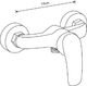 Mexen Mexen Fabia DF72 bateria prysznicowa z zestawem prysznicowym, chrom - 74654DF72-00 1