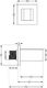 Mexen Mexen Cube uchwyt prysznicowy grafit - 79350-66 1