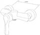 Bateria prysznicowa Mexen Sabre chrom 1