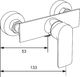 Bateria prysznicowa Mexen Alexa chrom 1