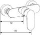 Bateria prysznicowa Mexen Milo chrom 1