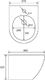 Bidet Mexen Mexen Lena bidet wiszący, czarny mat - 35224885 2
