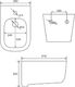 Bidet Mexen Mexen Margo bidet wiszący, biały - 35425100 2