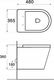 Miska WC Mexen Mexen Rico miska wc Rimless z deską wolnoopadającą slim, duroplast, biała - 30720400 2