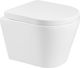 Miska WC Mexen Mexen Rico miska wc Rimless z deską wolnoopadającą twarda, biała - 30478000 1