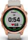 Zegarek sportowy Garmin Fenix 7S Solar Różowe złoto  (010-02539-11) 2