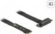 Delock Adapter M.2 wpustem M do PCIe x4 NVMe kątowy z kablem 20 cm (64132) 1