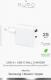 Ładowarka Puro Mini Fast Travel Charger 1x USB-A 1x USB-C 3 A (PUR521WHT) 2