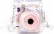 Pokrowiec LoveInstant Instax Mini 11 / Przezroczysty Fioletowe Cekiny 1