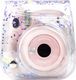 Pokrowiec LoveInstant Instax Mini 11 / Przezroczysty Fioletowe Cekiny 2