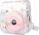 Pokrowiec LoveInstant Do Fujifilm Instax Mini 11 / Przezroczysty Różowe Cekiny 4