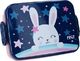 lunchbox Eat Drink Repeat królik 16 x 13 x 5 cm PP navy 1