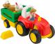 Fisher Price Little People Traktor z przyczepą (BJT40) 2