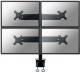 Neomounts Uchwyt biurkowy na 4 monitory 19" - 30" (FPMA-D700D4) 1