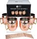 kubek koktajlowy Moscow Mule 550 ml stal nierdzewna rose gold 9 szt 1