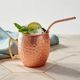 kubek koktajlowy Moscow Mule 550 ml stal nierdzewna rose gold 9 szt 5