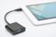 Adapter AV Digitus HDMI Micro - D-Sub (VGA) + Jack 3.5mm czarny (DA-70460) 3