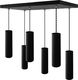 Lampa wisząca Lamp-System Lampa sufitowa wisząca zwis tuba Roller 6P czarny 4