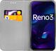 etumi Etui Z Klapką Do Oppo Reno 3 Magnetyczne Pokrowiec Pokrowiec Magnetyczny Ochronny / Smart Book Magnet / Zamykany Książkowy Book0030 1