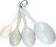 Kitchen Craft łyżki miarowe Easy Store Magnetic plastikowe czarne 4 szt 4