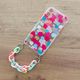 Hurtel Color Chain Case żelowe elastyczne etui z łańcuchem łańcuszkiem zawieszką do iPhone 13 Pro wielokolorowy (1) 5