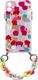 Hurtel Color Chain Case żelowe elastyczne etui z łańcuchem łańcuszkiem zawieszką do Samsung Galaxy S21 5G wielokolorowy (2) 1