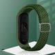 Hurtel Strap Fabric opaska do Xiaomi Mi Band 6 / 5 / 4 / 3 pleciony materiałowy pasek bransoletka czerwony 2