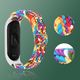 Hurtel Strap Fabric opaska do Xiaomi Mi Band 6 / 5 / 4 / 3 pleciony materiałowy pasek bransoletka czerwony 4