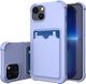 Hurtel Card Armor Case etui pokrowiec do iPhone XR portfel na kartę silikonowe pancerne etui Air Bag jasnoniebieski 1