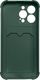 Hurtel Card Armor Case etui pokrowiec do iPhone XR portfel na kartę silikonowe pancerne etui Air Bag zielony 2