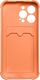 Hurtel Card Armor Case etui pokrowiec do Xiaomi Redmi Note 10 / Redmi Note 10S portfel na kartę silikonowe pancerne etui Air Bag pomarańczowy 2
