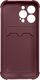 Hurtel Card Armor Case etui pokrowiec do Samsung Galaxy A32 4G portfel na kartę silikonowe pancerne etui Air Bag malinowy 1