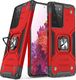Wozinsky Wozinsky Ring Armor pancerne hybrydowe etui pokrowiec + magnetyczny uchwyt Samsung Galaxy S22 Ultra czerwony 1