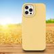 Hurtel Eco Case etui do iPhone 12 Pro Max silikonowy pokrowiec obudowa do telefonu żółty 2