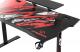Biurko Ultradesk Atomic Czarne 139 cmx74 cm 4