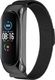 Braders Metalowa Bransoleta do Mi Band 3 / 4 / 5 / 6 czarny 1