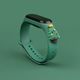 Braders Strap Xmas opaska do Xiaomi Mi Band 6 / Mi Band 5 silikonowy pasek bransoletka ciemnozielony (choinka 2) 1