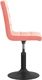 vidaXL Obrotowe krzesła stołowe, 2 szt., różowe, obite aksamitem 6