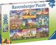 Ravensburger Puzzle dla dzieci 2D Monumentalne budynki 200 elementów 3