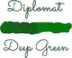 Diplomat atrament Diplo Octopus 30 ml szklany ciemnozielony 2