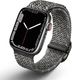 Uniq Pasek UNIQ Aspen Apple Watch 4/5/6/7/SE 44/45mm Braided DE szary/pebble grey 1