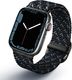 Uniq Pasek UNIQ Aspen Apple Watch 4/5/6/7/SE 44/45mm Braided DE niebieski/obsidian blue 1