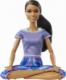 Lalka Barbie Mattel Made to Move - Kwiecista gimnastyczka, niebieski strój (FTG80/GXF06) 3