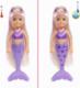 Lalka Barbie Mattel Color Reveal Chelsea - Kolorowa syrenka (HCC75) 4