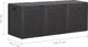 Skrzynia ogrodowa vidaXL 270 l Czarny 7