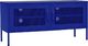 vidaXL Szafka pod telewizor, granatowa, 105x35x50 cm, stalowa 2