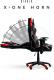 Fotel Diablo Chairs X-One Horn Czarno-czerwony 5
