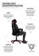 Fotel Diablo Chairs X-One Horn Czarno-czerwony 6