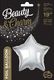GoDan Balon foliowy GWIAZDA, srebrna, 18 cali 2